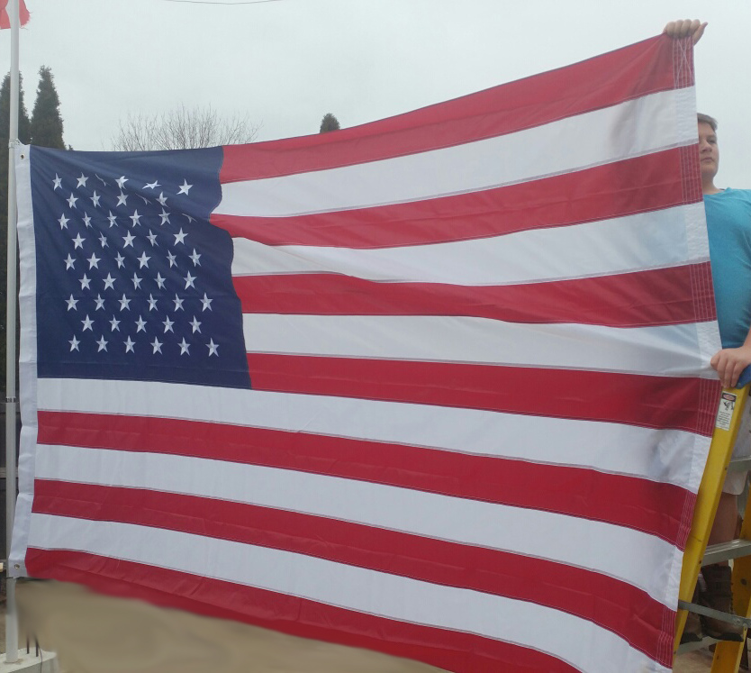 8 x 12 USA Flag size